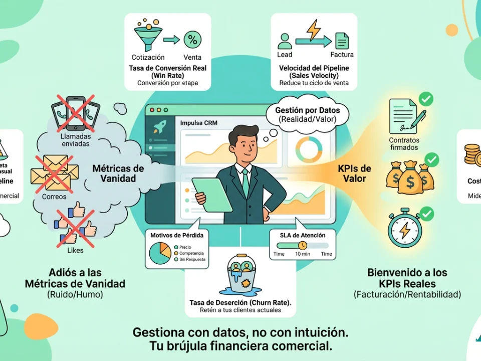 Los KPI's que realmente importan en Colombia para el CRM: Adiós a las Métricas de Vanidad