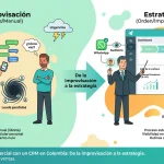 Cómo llevar el control comercial con un CRM en Colombia: De la improvisación a la estrategia